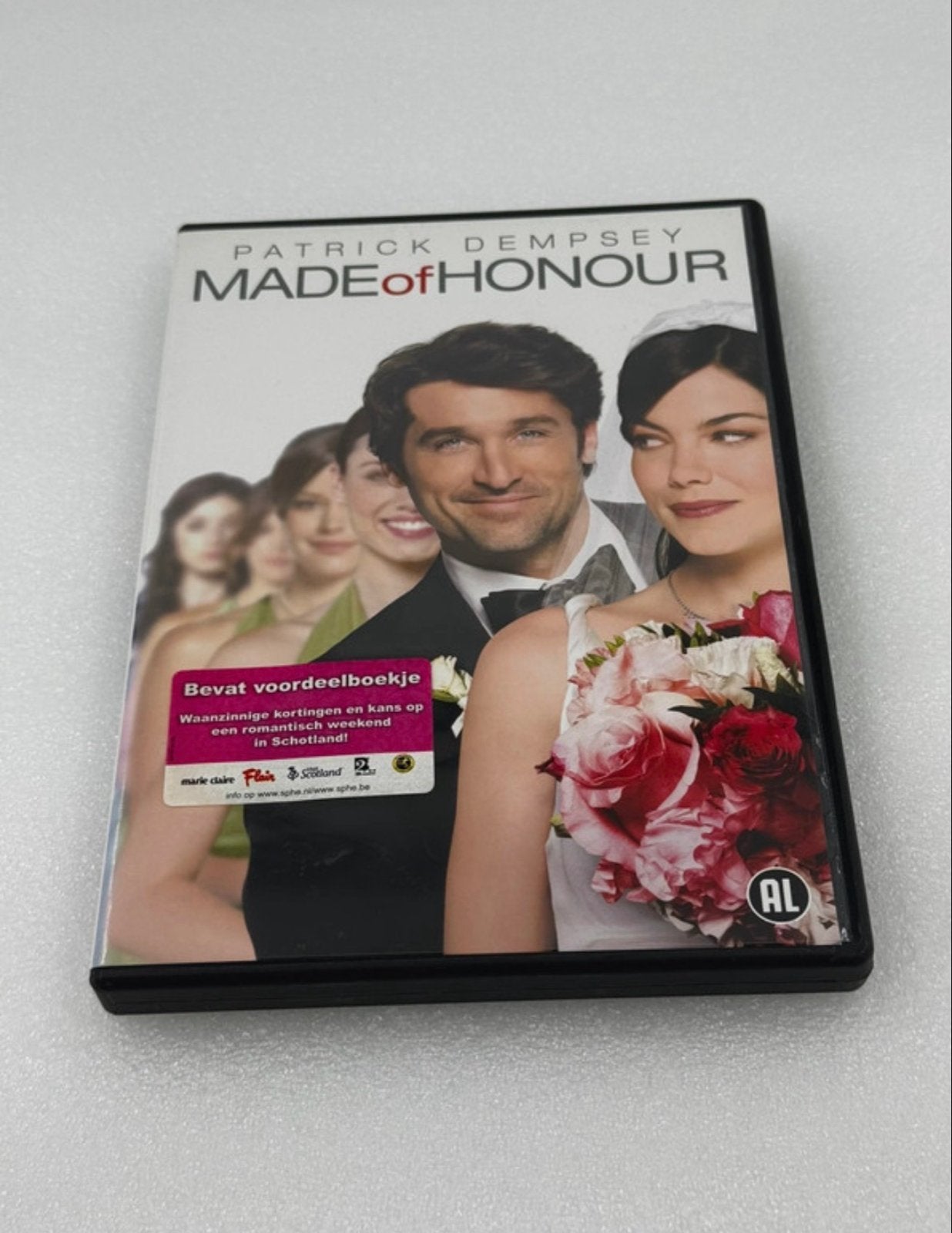Made of Honour DVD - Romantische Komedie met Patrick Dempsey, Nederlands, Romantische komedie, Ophalen of Verzenden, Vanaf 6 jaar
