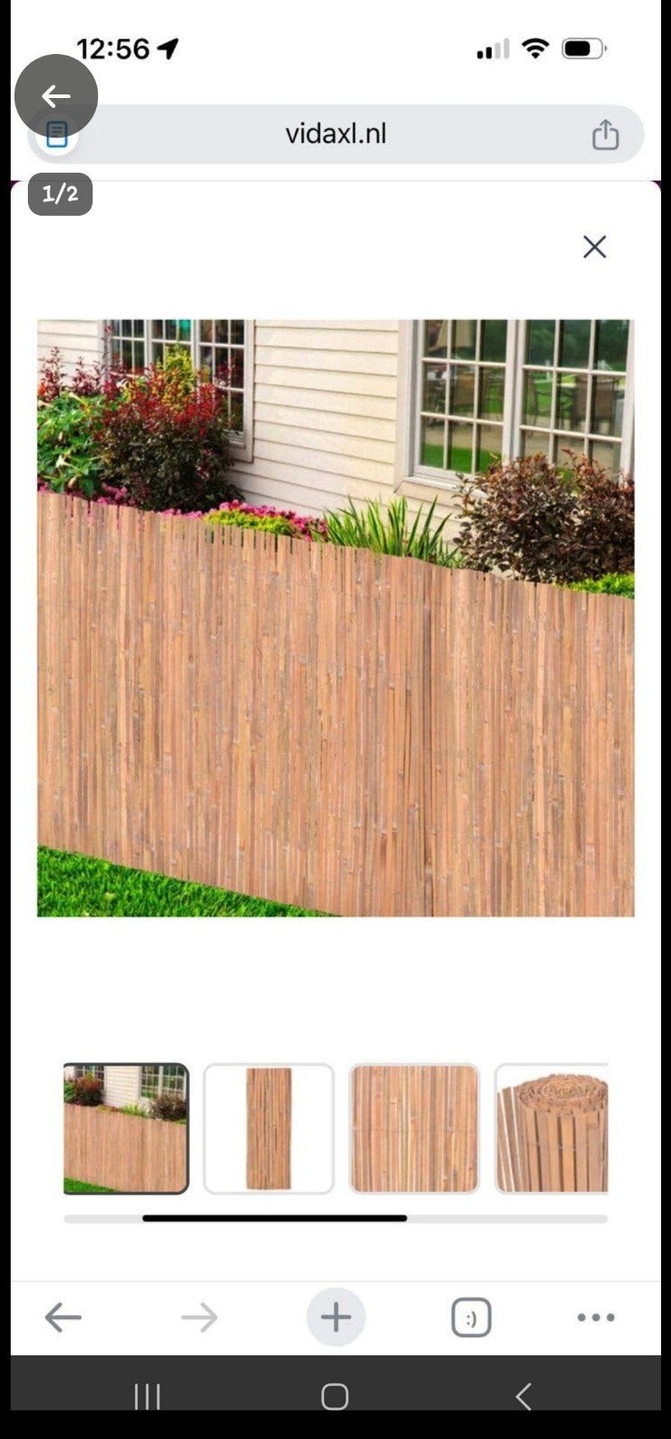 bamboe 10 meter bij 70cm hoog, nieuw in doos, Tuin en Terras, Tuinschermen, Ophalen, Overige materialen, Nieuw, 200 cm of meer