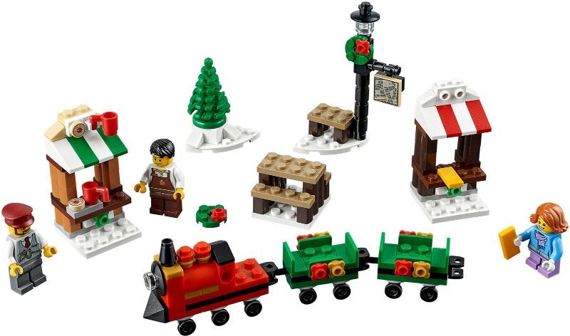 Lego | Winter | Kerst | Kerstmis treinrit | 40262, Lego, Gebruikt, Overige thema's, Inclusief instructies