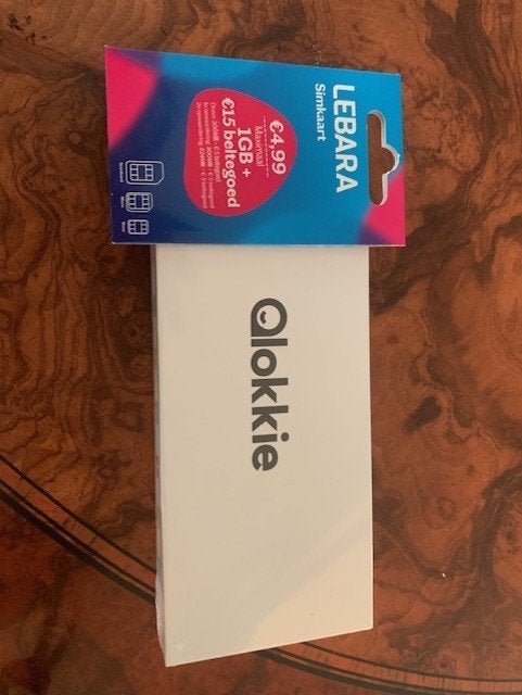 Alokkie Mini GPS Smartwatch voor kinderen + Lebara simkaart, Ophalen of Verzenden, Nieuw, Blauw, Jongen of Meisje