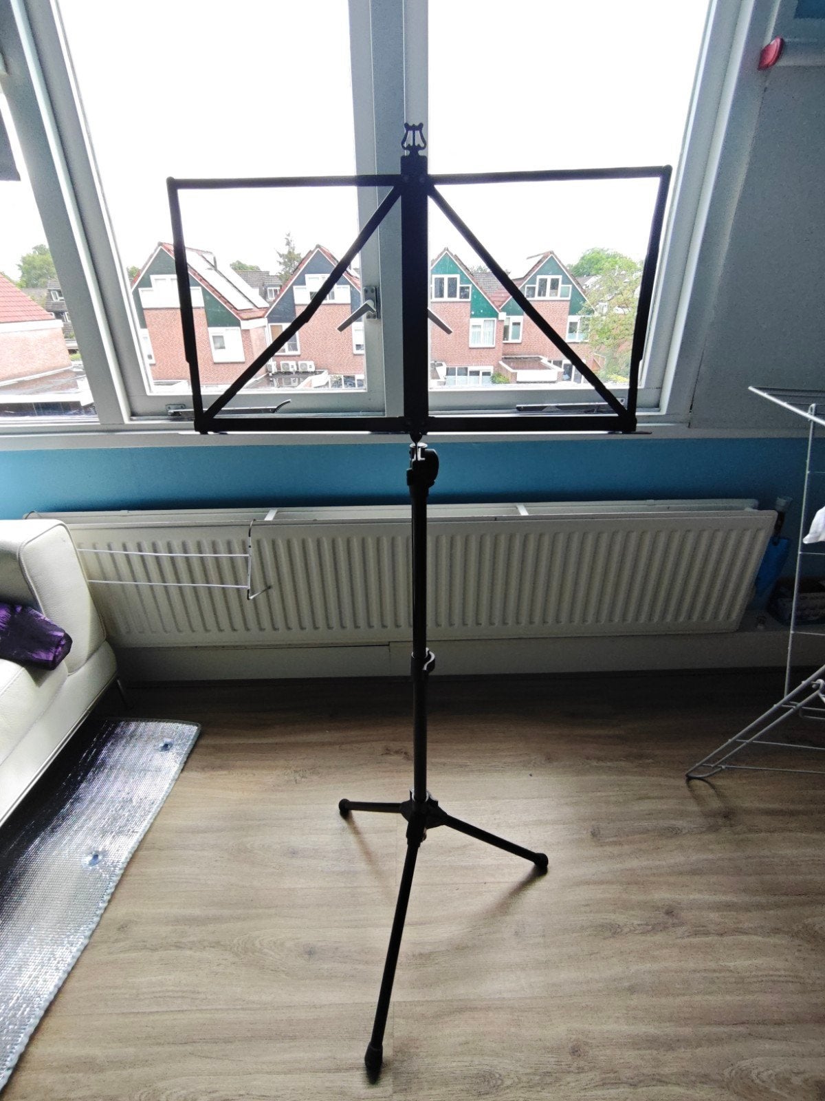 Verstelbare muziekstandaard, Muziek en Instrumenten, Standaards, Ophalen of Verzenden, Gebruikt, Muziekstandaard, Overige instrumenten