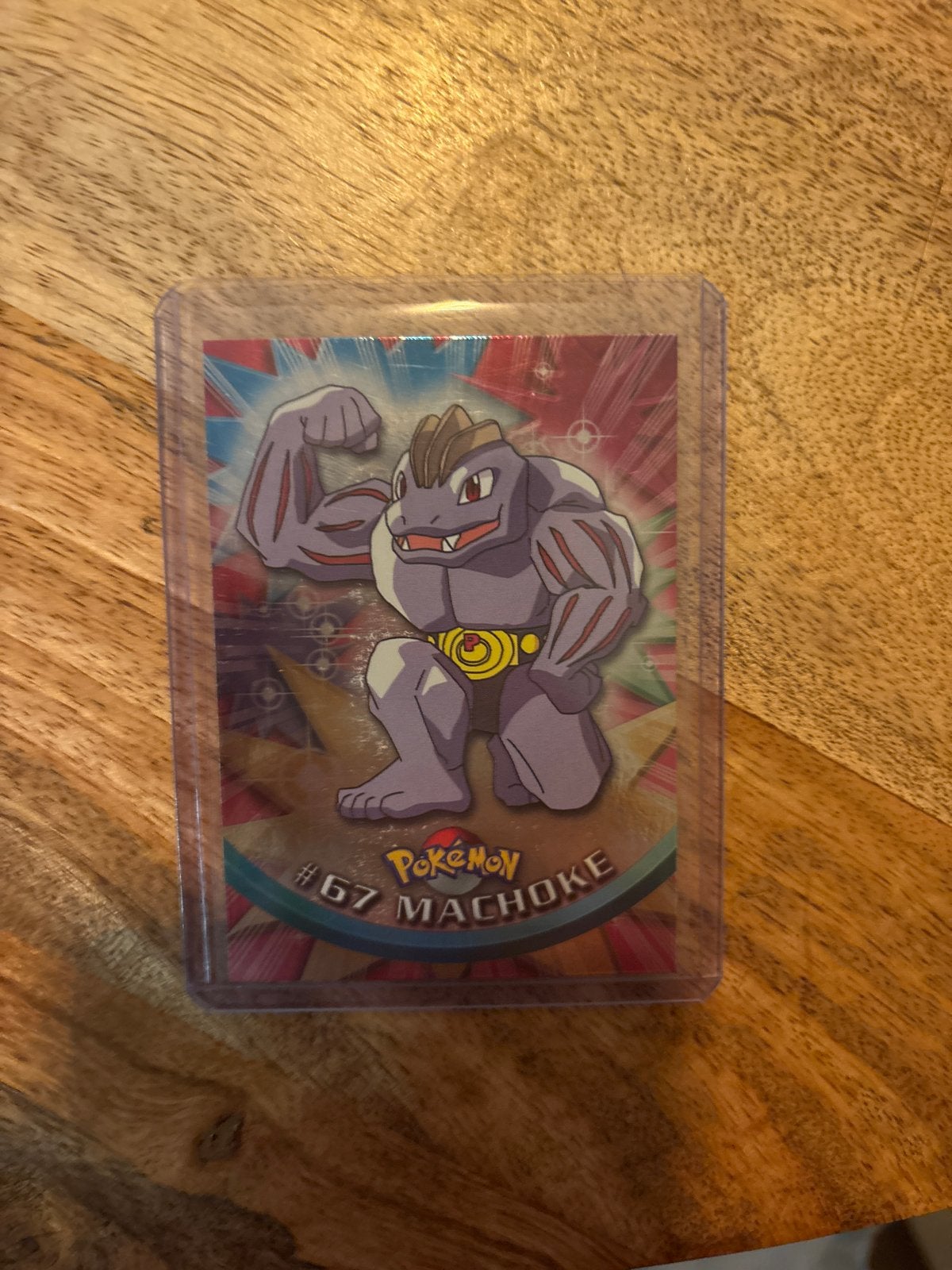 Pokémon Machoke #67 Topps TV Animation Edition foil, Hobby en Vrije tijd, Verzamelkaartspellen | Pokémon, Ophalen of Verzenden