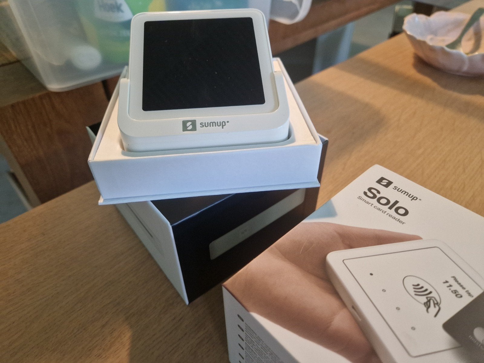 2 stuks SumUp Solo Smart Card Reader - 1x gebruikt, Zakelijke goederen, Ophalen
