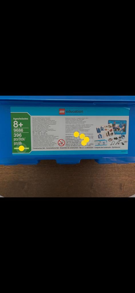 Lego education 9686, Ophalen of Verzenden, Nieuw