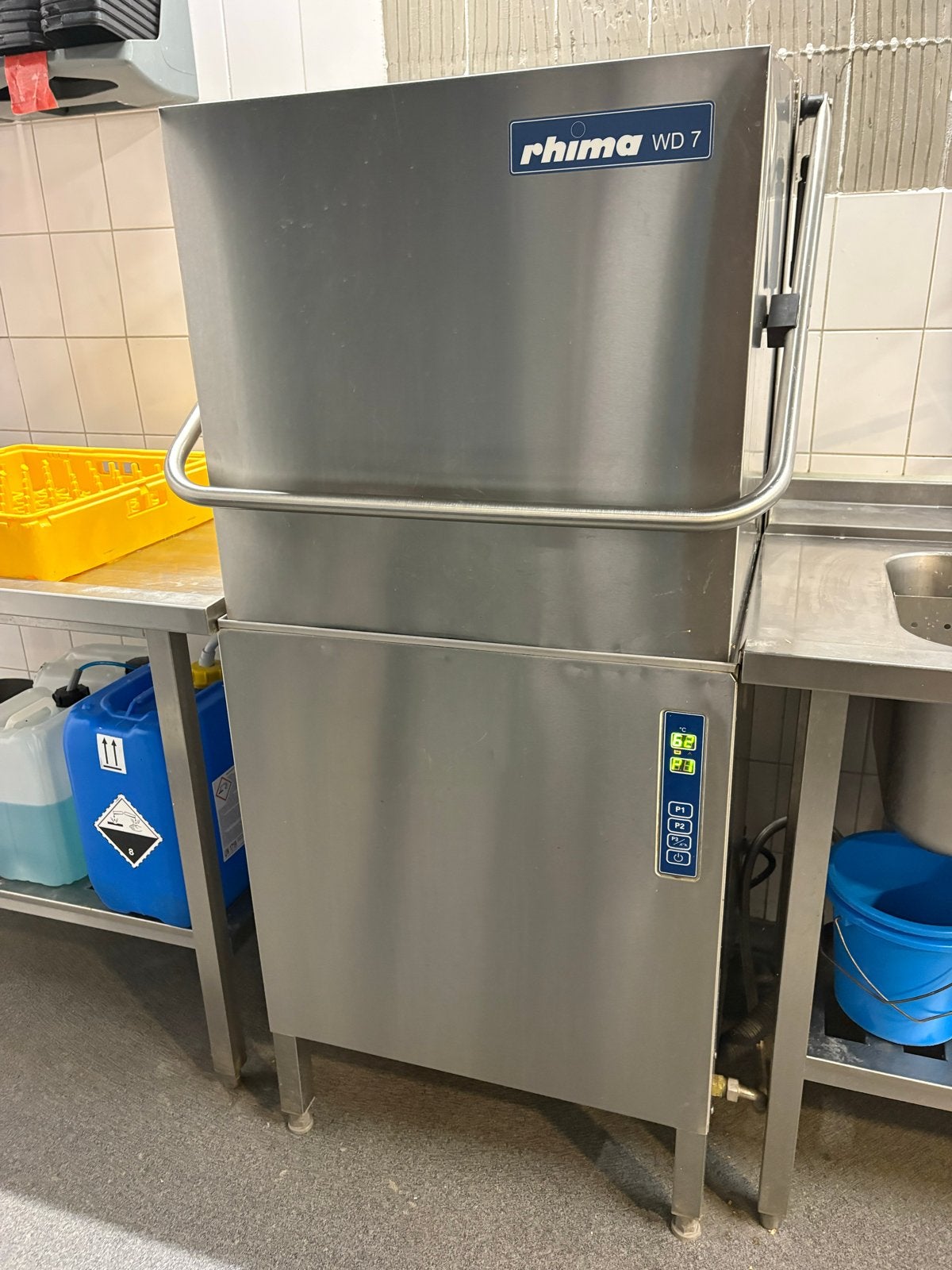Professionele Rhima WD 7 Vaatwasser, Ophalen, Gebruikt, 60 cm of meer, Vrijstaand