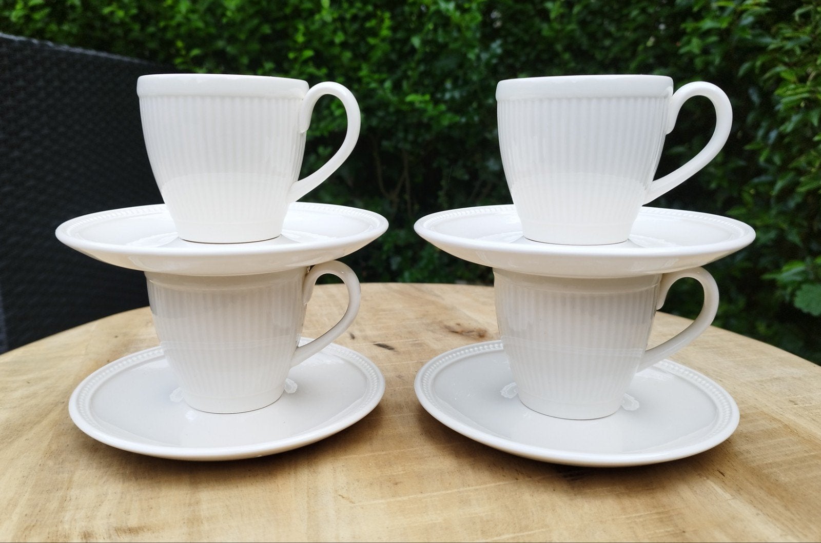 Wedgwood Windsor kop en schotel 4 st.  Made in England, Ophalen of Verzenden