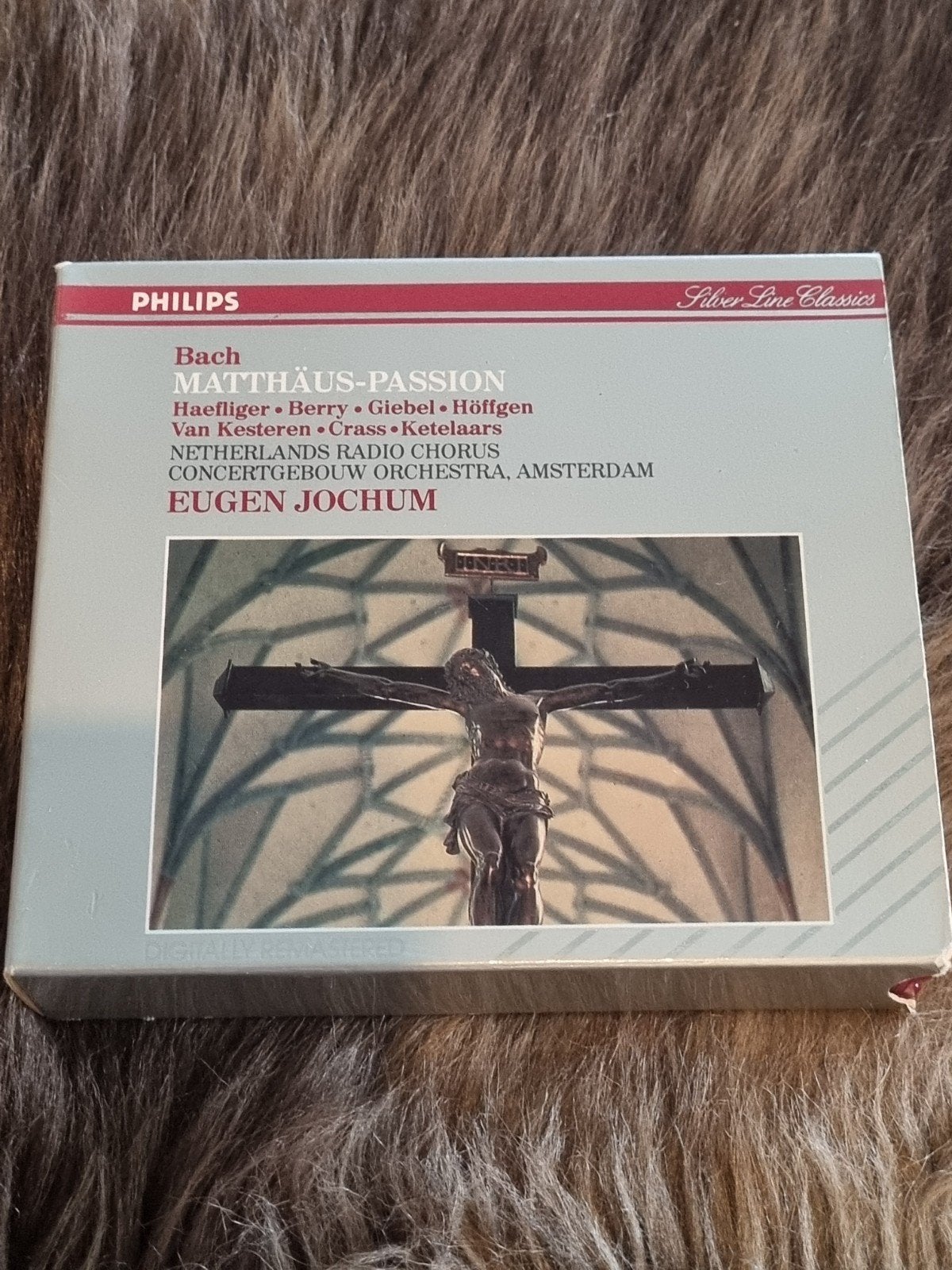 Bach - Matthäus-Passion (3 CD Boxset) - Eugen Jochum, Boxset, Ophalen of Verzenden, Zo goed als nieuw, Inclusief boekje