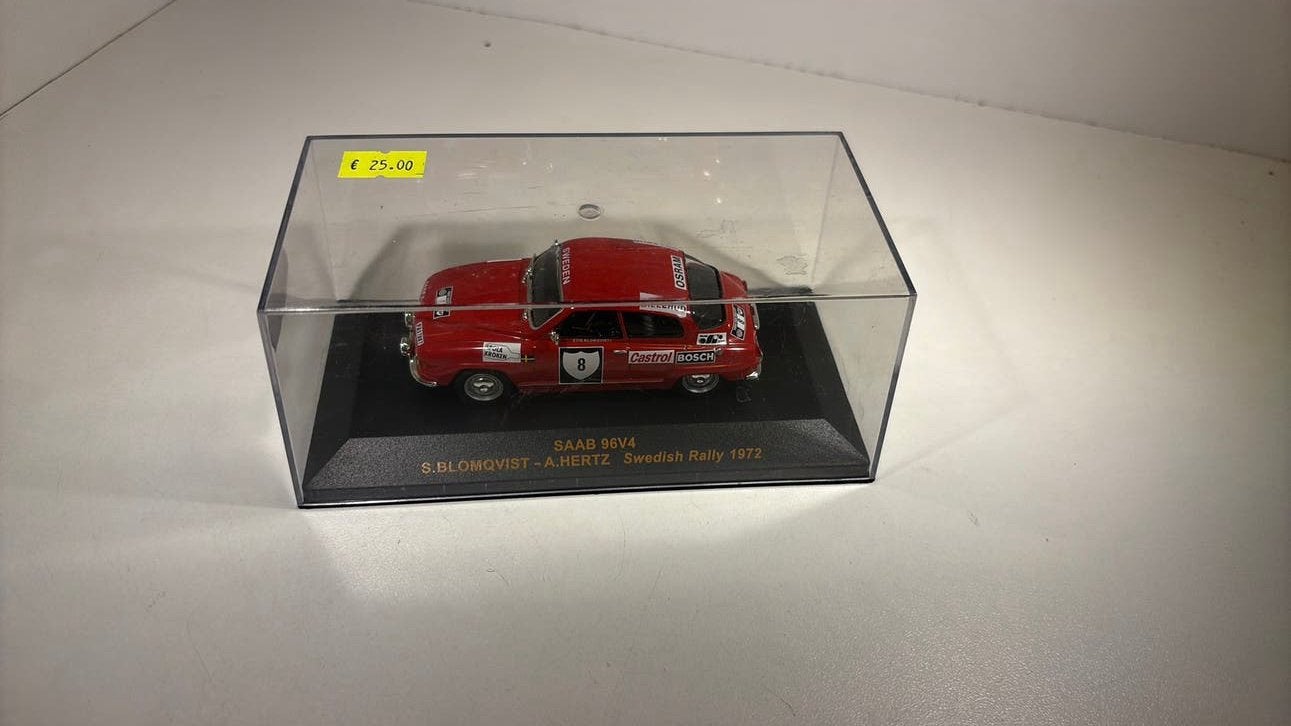 Saab 96v4 swedish rally 1972 ixo 1.43, Overige merken, Auto, Ophalen of Verzenden, A