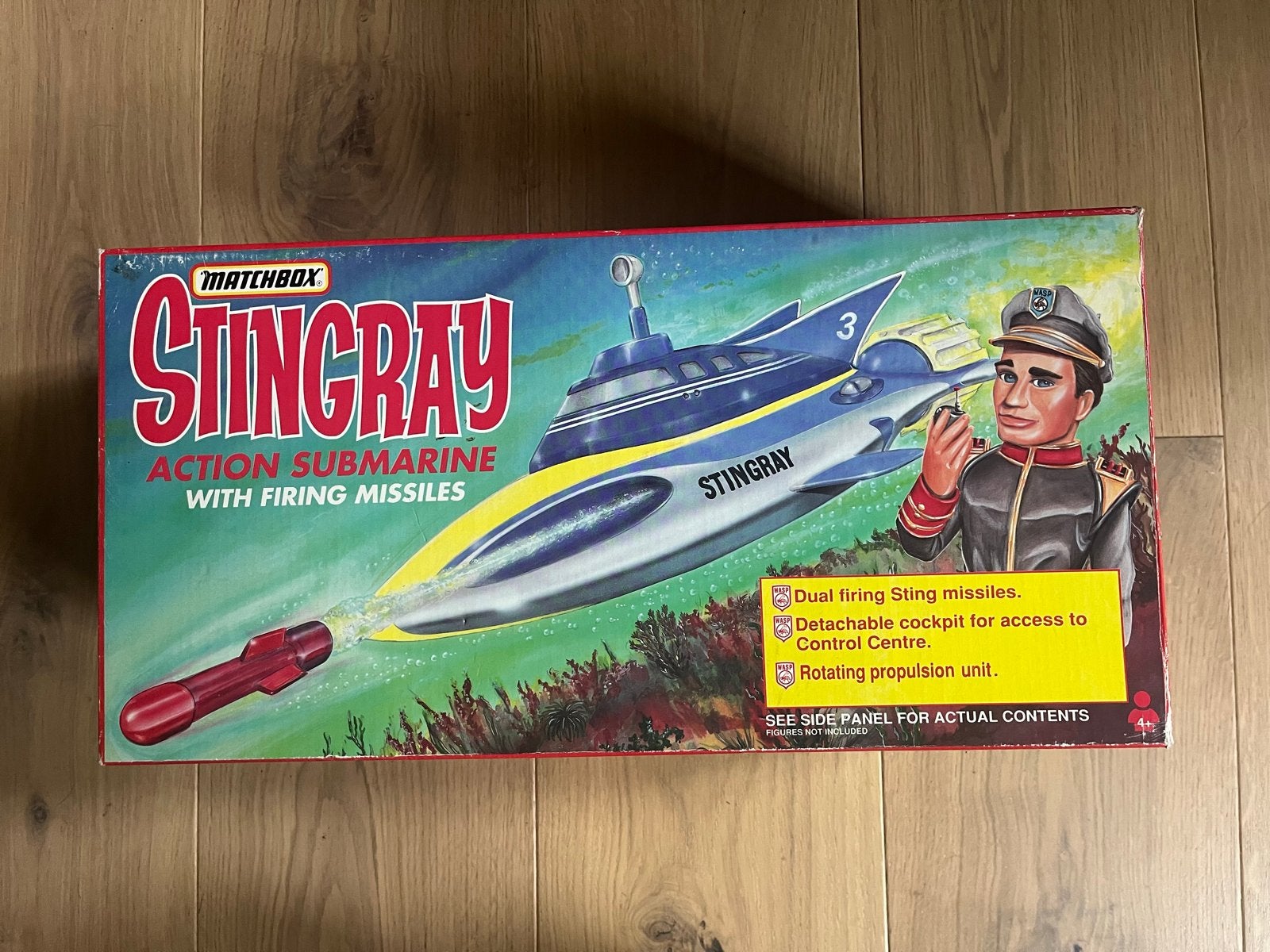 Matchbox Stingray Actie Onderzeeër met Raketten, Ophalen of Verzenden, Zo goed als nieuw