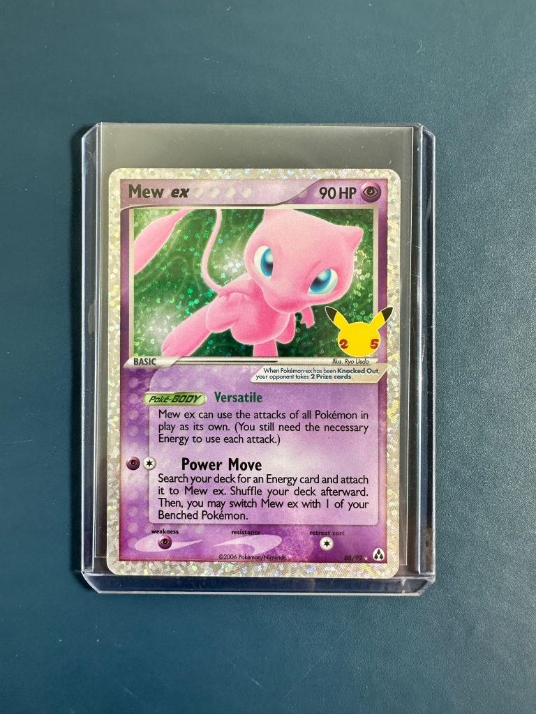 Mew EX (MINT) 88/ 92 Celebrations Pokémon kaart, Ophalen of Verzenden, Nieuw, Losse kaart, Foil