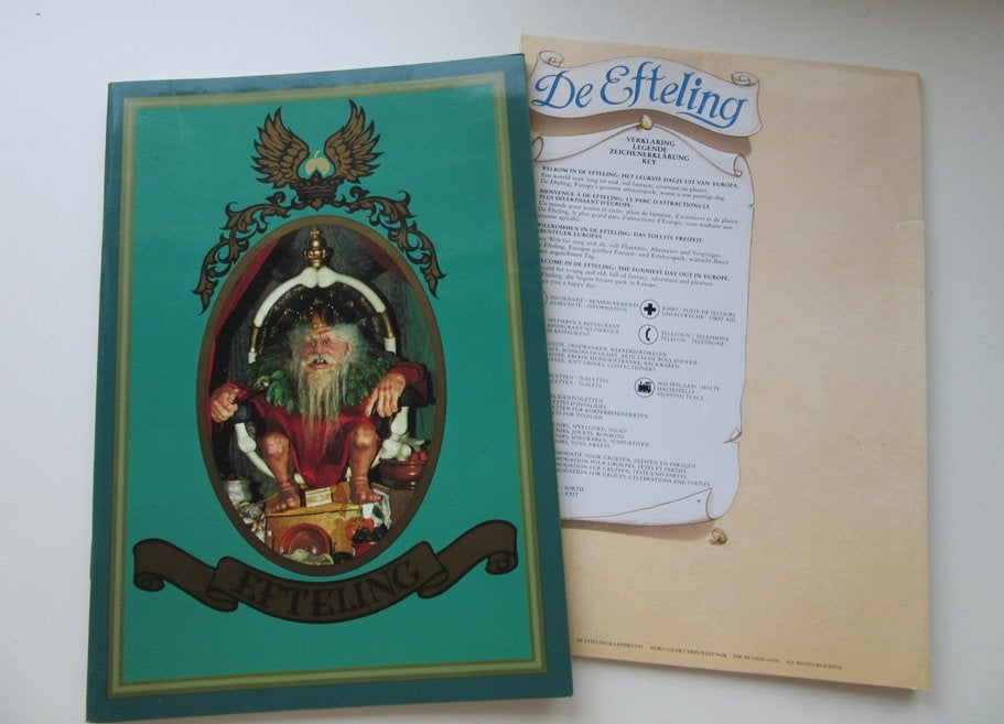 Efteling jaarboekje 1989 met plattegrond, Verzenden, Zo goed als nieuw, Overige typen