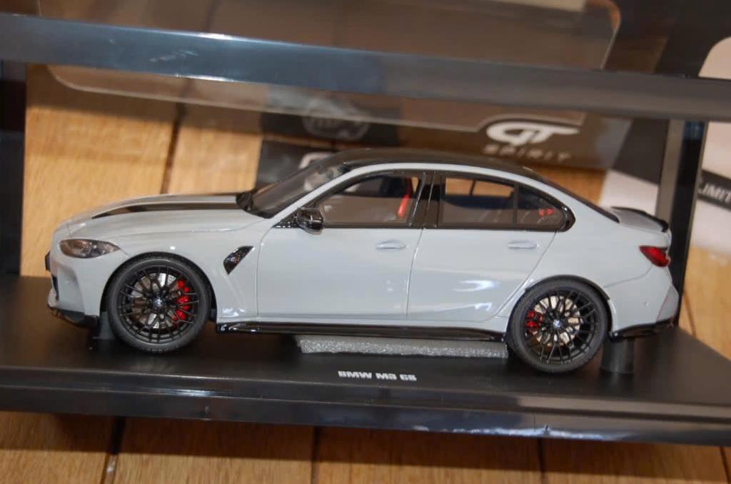 1:18 BMW M3 CS G80 2024 grey GT spirit GT510 inbox WRH, Hobby en Vrije tijd, Modelauto's | 1:18, Verzenden, Zo goed als nieuw