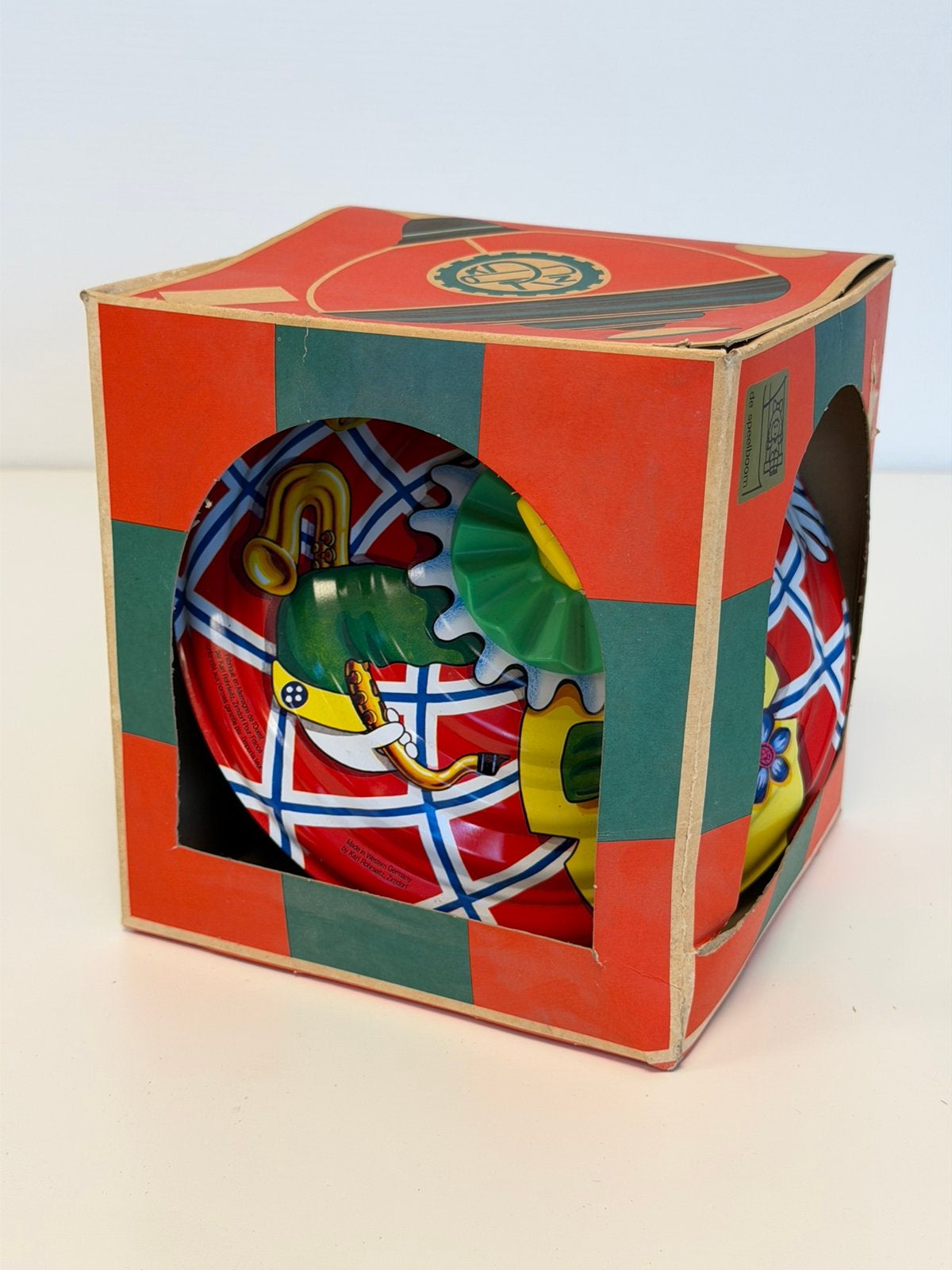 Vintage Karl Rohrseitz Clown Blikken Tol West Germany antiek, Antiek en Kunst, Ophalen of Verzenden