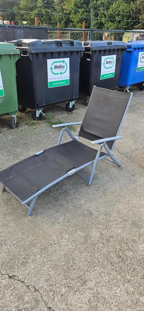 Ligbed, ligstoel, zwembadstoel, zonnestoel, strandstoel, Tuin en Terras, Ophalen, Gebruikt, Inklapbaar