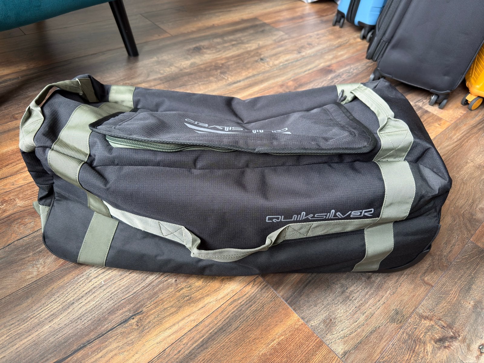 Quiksilver reistas op wielen - Zwart/Groen, Sieraden, Tassen en Uiterlijk, Tassen | Reistassen en Weekendtassen, 20 tot 30 cm