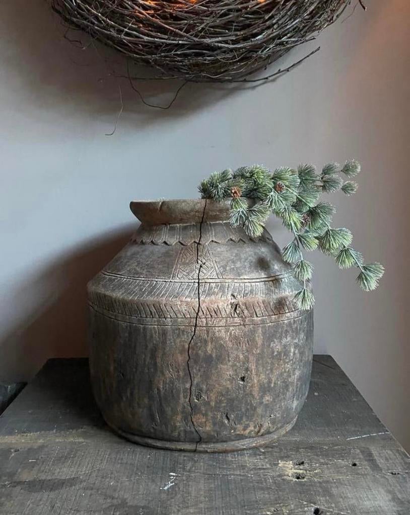 Unieke xxl kruik van hout landelijk hoffz hoogehuys, Ophalen