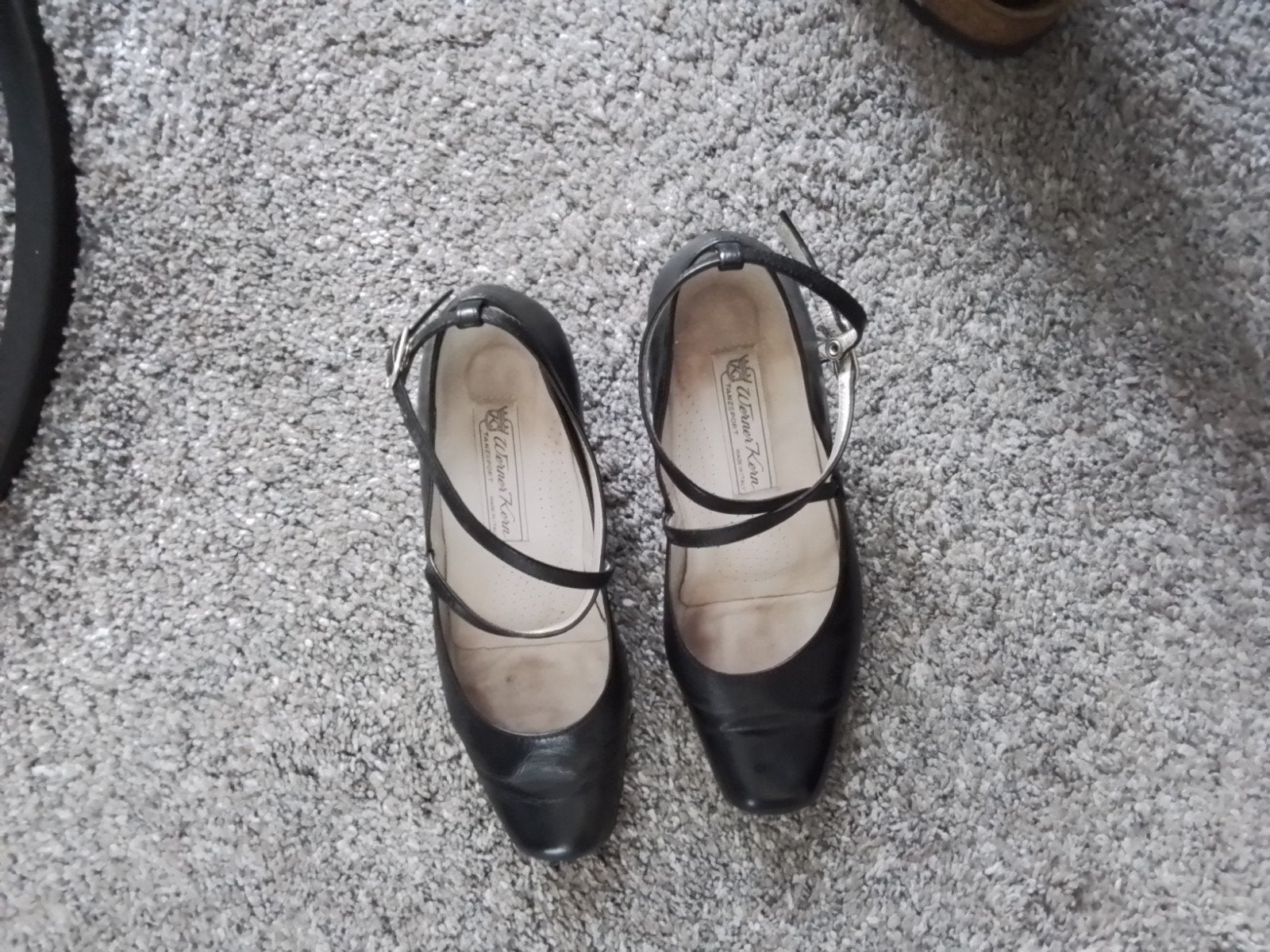 leren zwarte ballroom dames dansschoenen  maat 4,5 ,,,37, Ophalen of Verzenden, Zo goed als nieuw, Schoenen