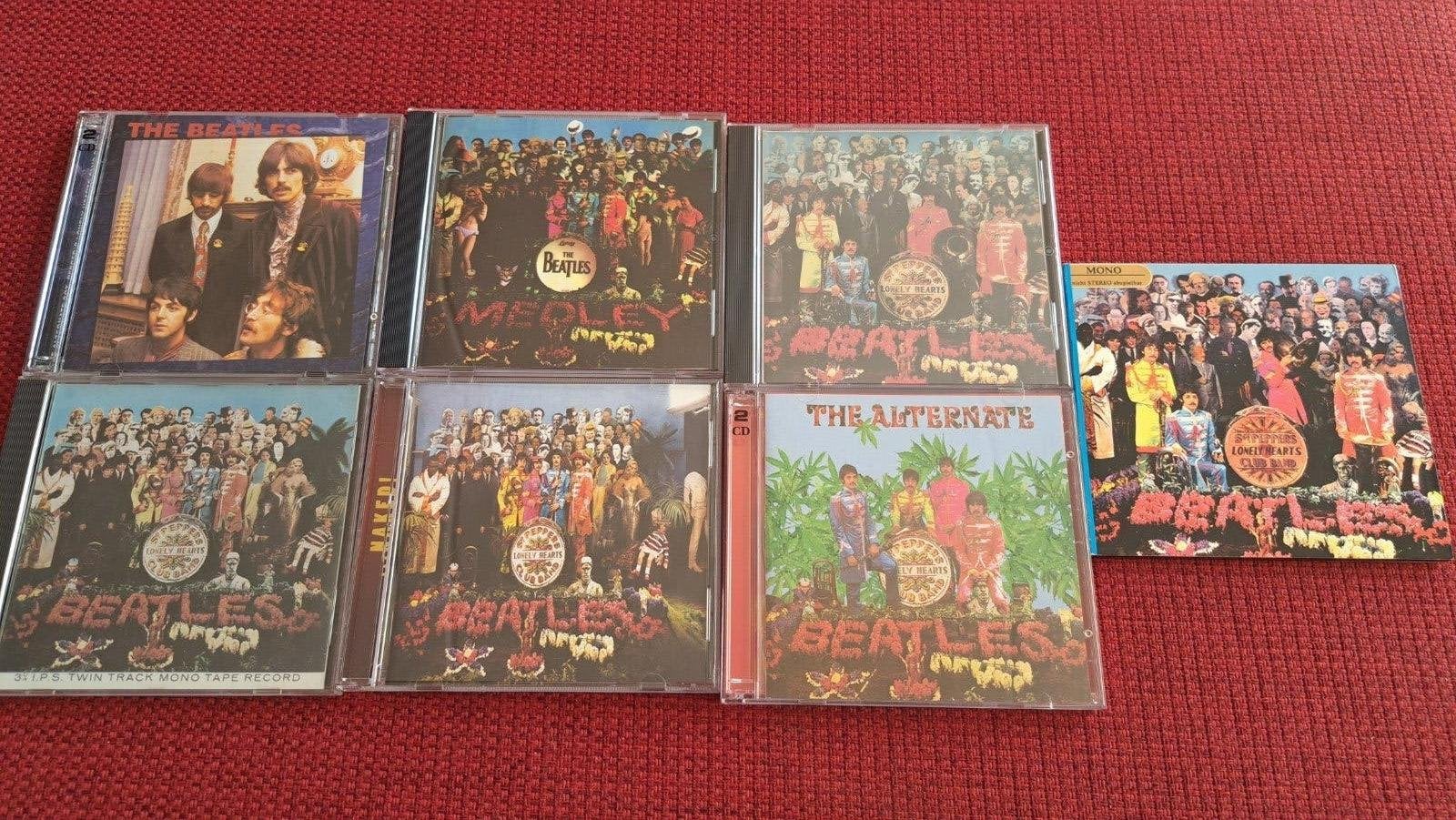 Beatles 7 Sgt. Pepper Lonely Hearst Club band  cd's, Ophalen of Verzenden