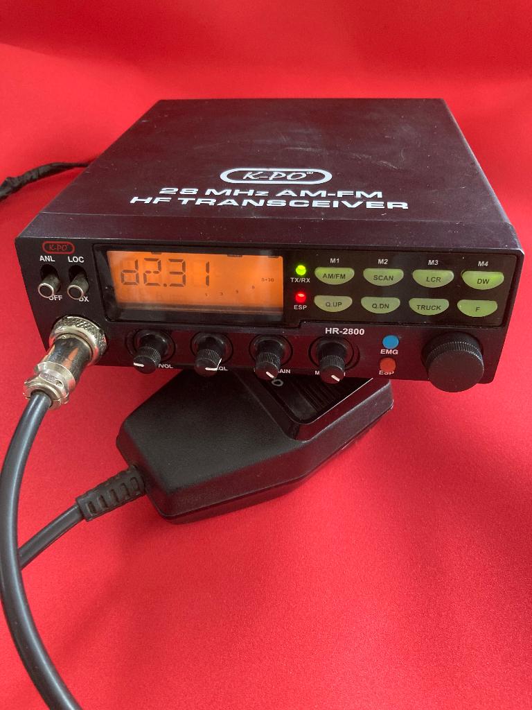 27 mc k-po zendontvanger  ongv 20 watt, Ophalen of Verzenden, Zo goed als nieuw, Zender en Ontvanger
