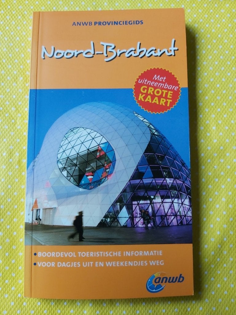ANWB Provinciegids Noord-Brabant met uitneembare kaart, Gelezen, ANWB, Ophalen of Verzenden, Reisgids of -boek