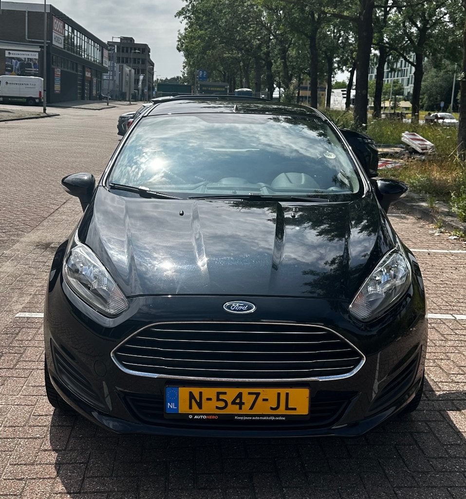 Ford Fiësta 1.0 SYNC 59KW/80PK 5D 2014 Zwart, Auto's, Ford, Particulier, Fiësta, Airconditioning, Bluetooth, Centrale vergrendeling