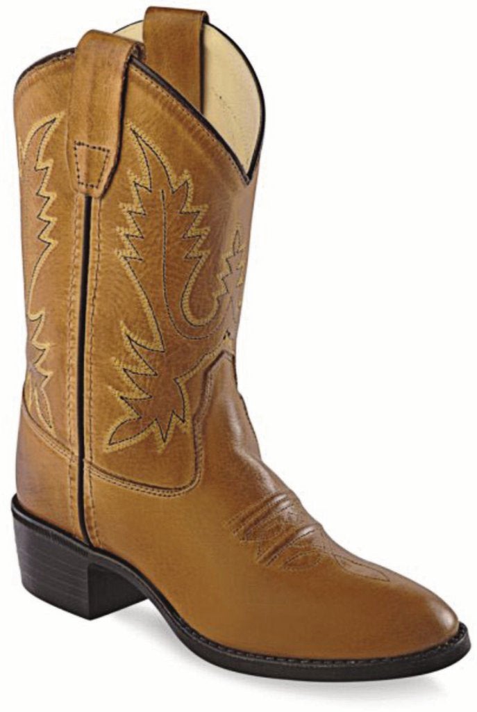 Kinder western cowboy laarzen echt leder camel bruin, Meisje, Schoenen, Nieuw, Ophalen of Verzenden