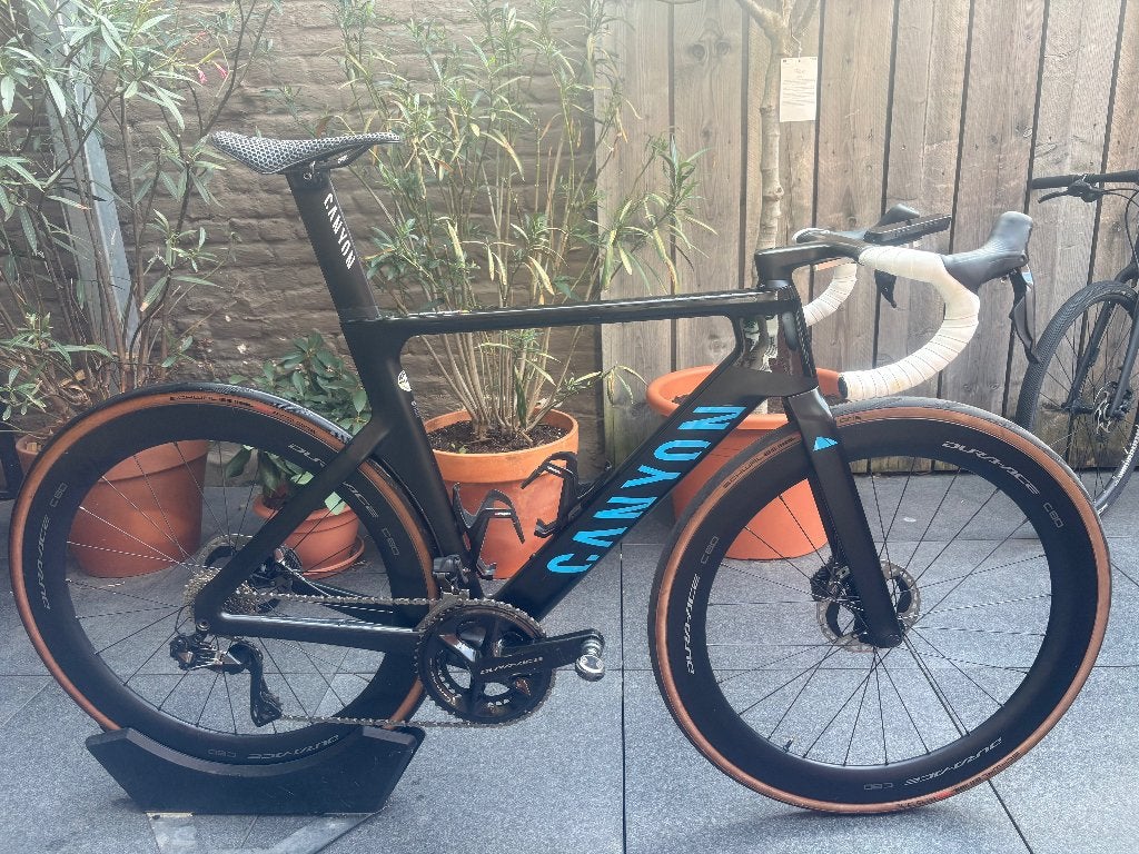 Canyon Aeroad  CF SLX Dura-ace di2 maat L, Fietsen en Brommers, Carbon, Heren, Zo goed als nieuw, Meer dan 20 versnellingen