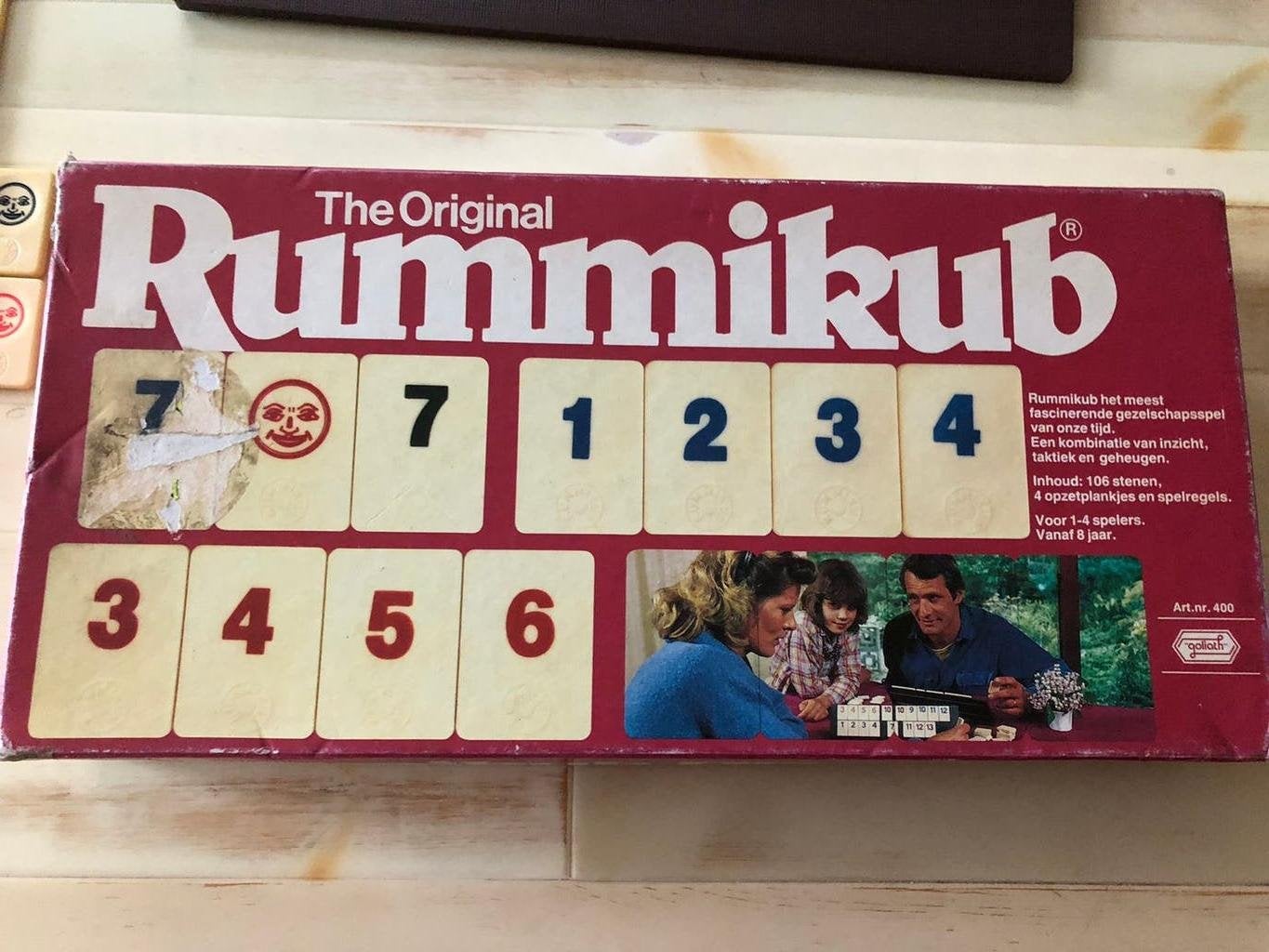 Rummikub met grote stenen, Ophalen of Verzenden, Zo goed als nieuw