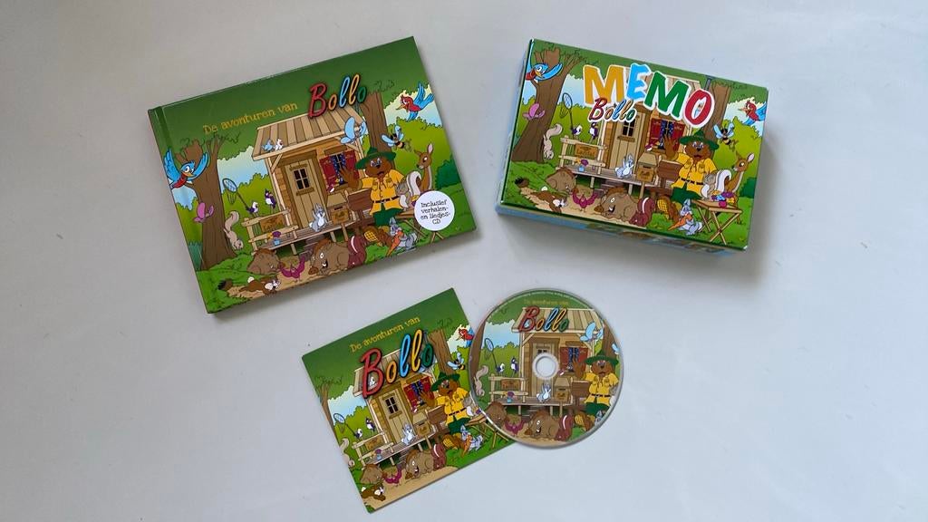 Bollo Beer set muziekboek, cd en memory, Kinderen en Baby's, Ophalen, 10 tot 50 stukjes, Gebruikt, 2 tot 4 jaar