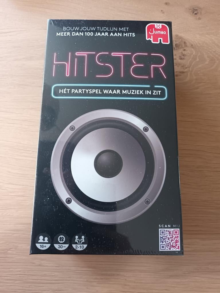 Nieuw spel in seal Hitster muziekspel muziek nieuwe spelletj, Vijf spelers of meer, Ophalen of Verzenden, Nieuw, Jumbodiset
