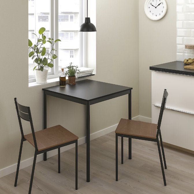 IKEA Sandsberg stoelen (2 stuks), Ophalen, Twee, Zwart, Zo goed als nieuw