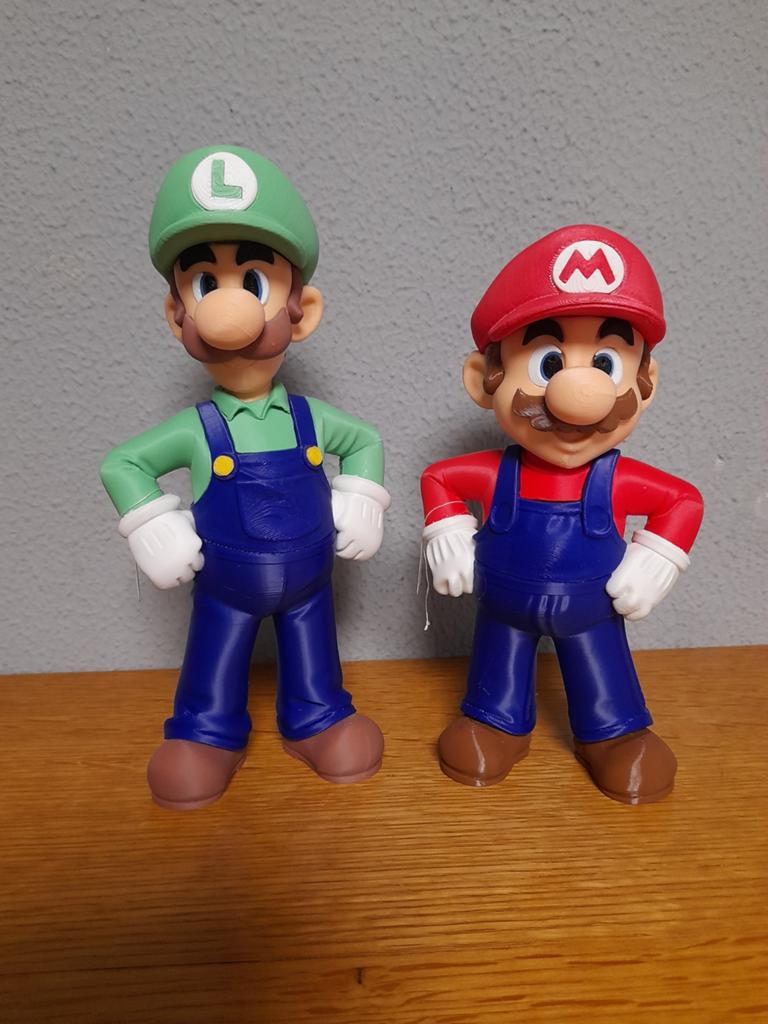 Leuke set  beelden Mario en lugi ca 21 en 23 cm hoog, Verzamelen, Ophalen of Verzenden, Zo goed als nieuw