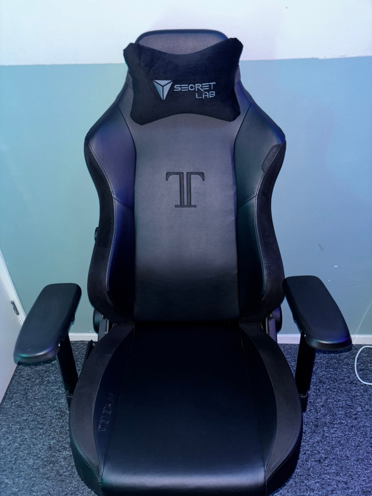 Secret Lab Titan Evo 2020 Regular zwart, Huis en Inrichting, Ophalen, Zo goed als nieuw, Zwart