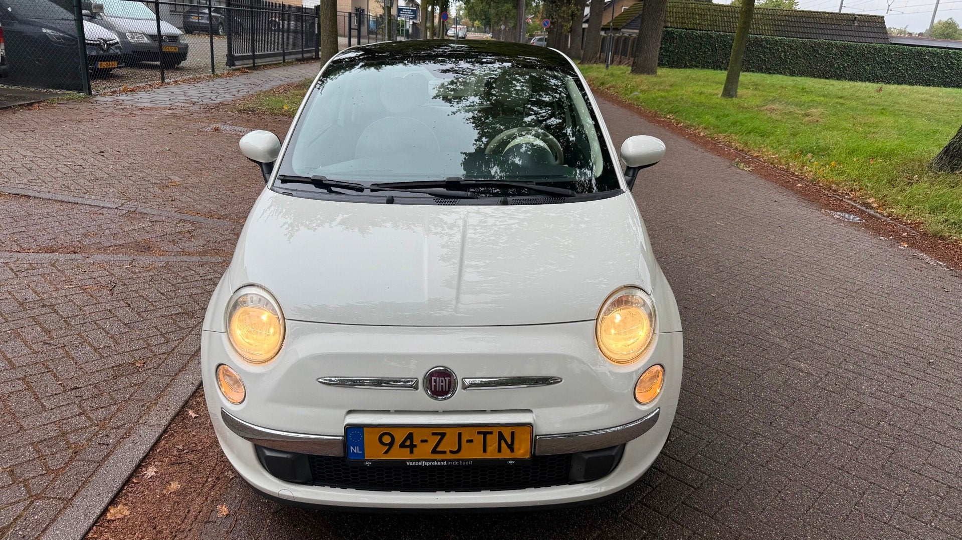 Fiat 500 1.2 Lounge 2008 Panoramadak, Auto's, Voorwielaandrijving, Gebruikt, 1242 cc, 4 cilinders