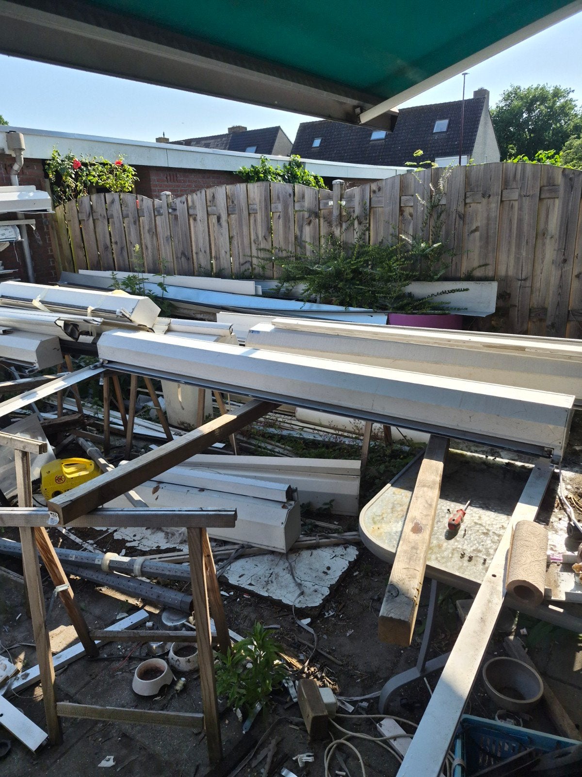 Repareren of ombouwen naar elektrisch rolluik, Doe-het-zelf en Verbouw, Rolluiken, Ophalen, 200 cm of meer