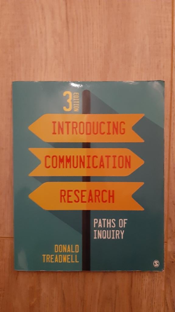 Introducing communication research, Boeken, Studieboeken en Cursussen, Ophalen of Verzenden, Alpha, Zo goed als nieuw, WO