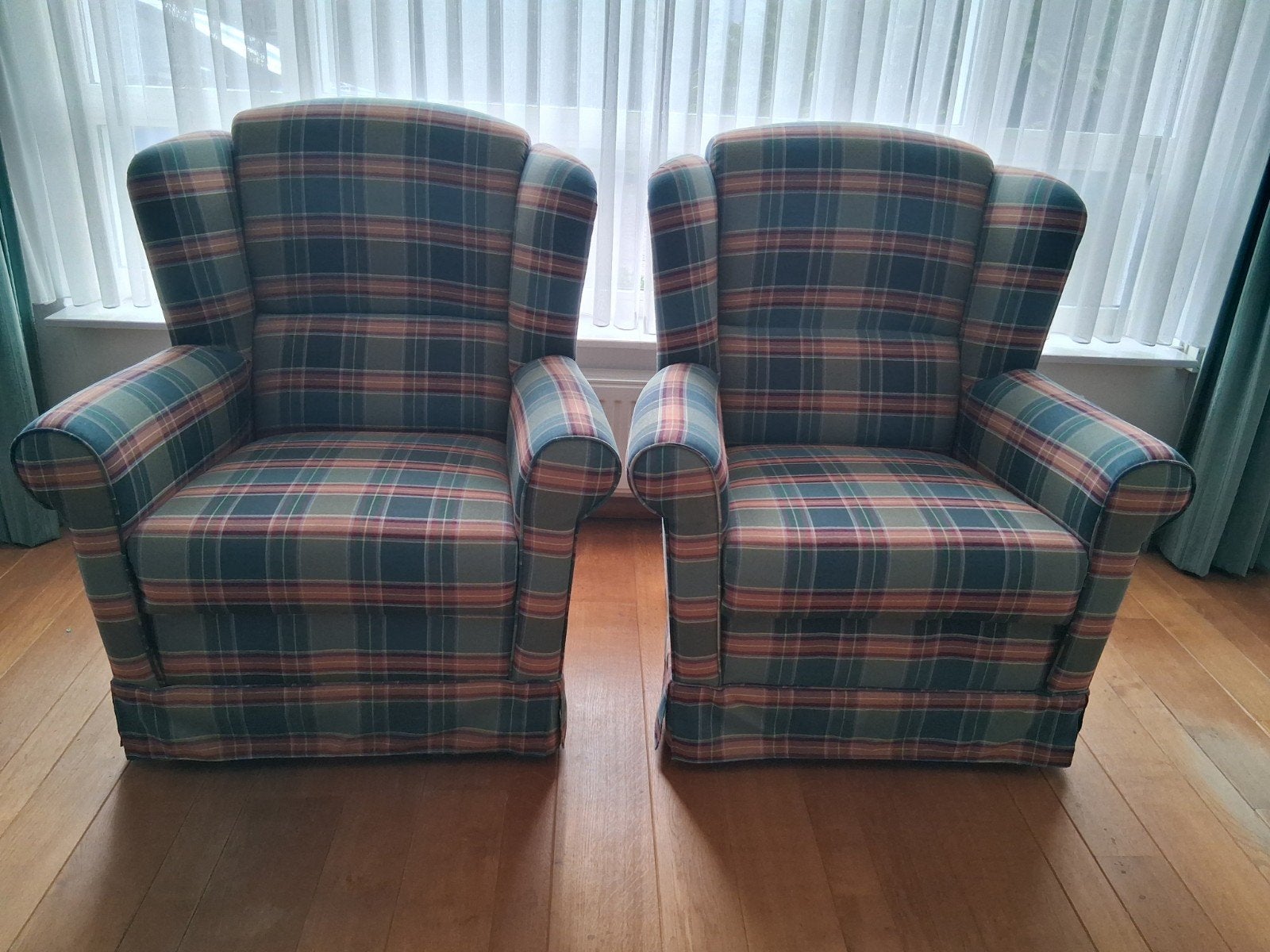 fauteuil 2 stuks/per stuk:, Ophalen, 75 tot 100 cm, Stof, 50 tot 75 cm
