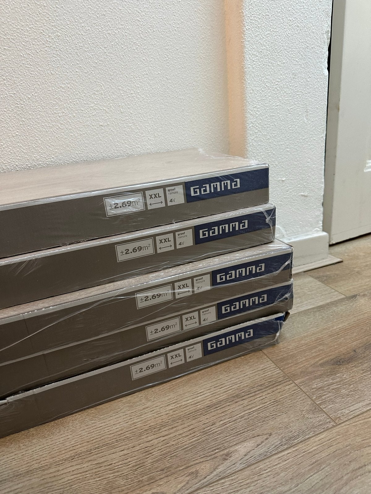 GAMMA laminaat Signature Extra breed wit eiken, Ophalen, Nieuw, 10 m² of meer, 10 tot 30 cm