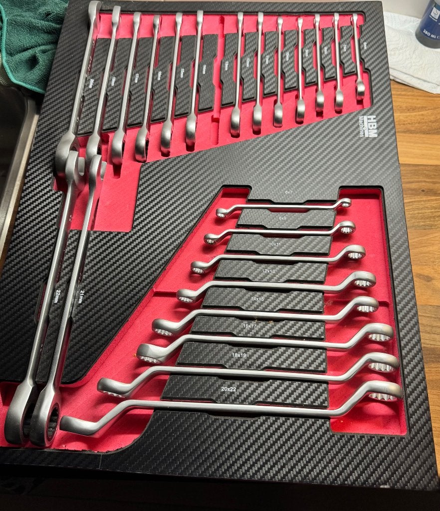 HBM machines inlays Ringratels/Doppenset, Verzenden, Gevuld, Nieuw