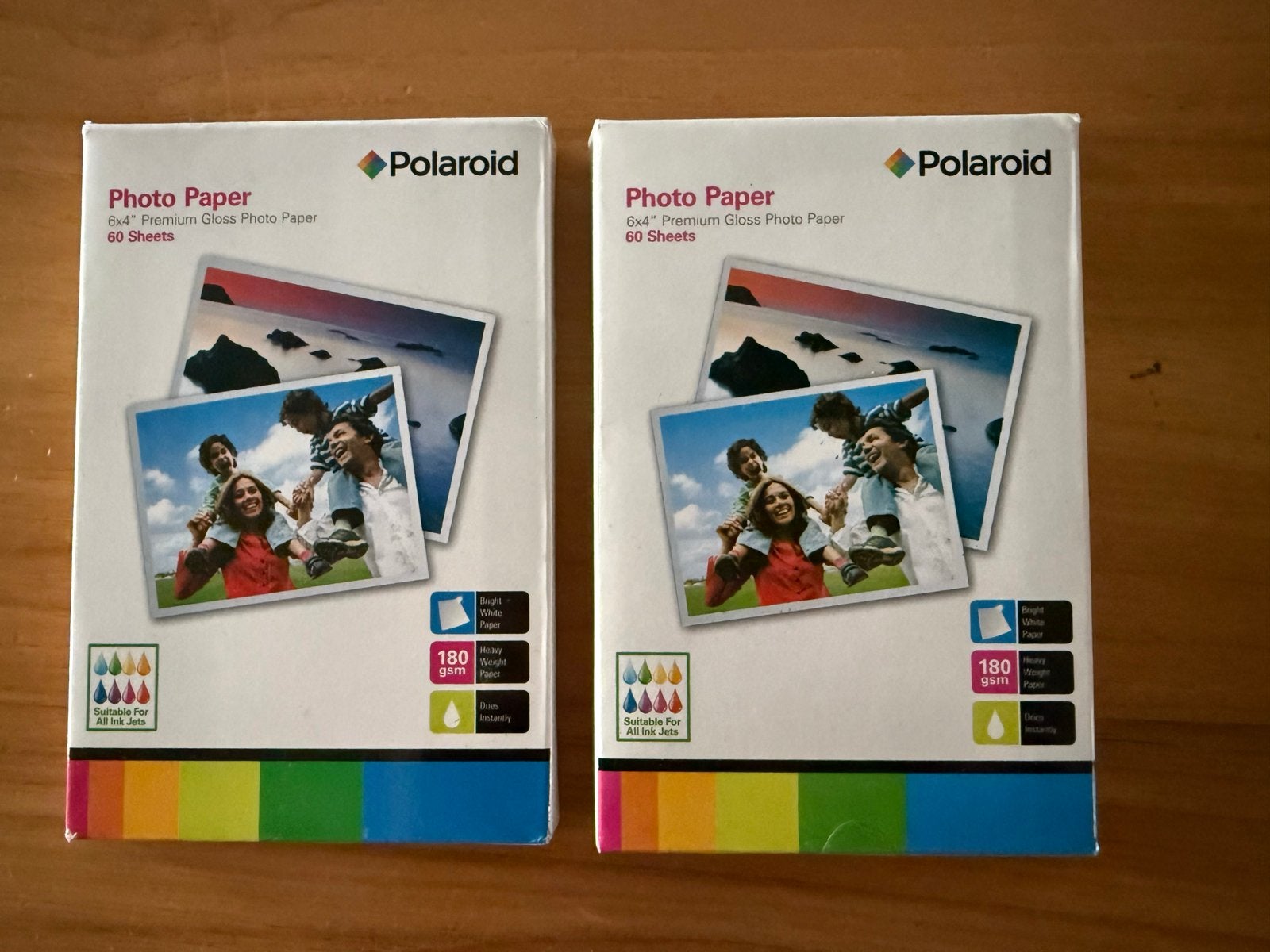 2x Polaroid Fotopapier 10x15 cm Premium glanzend 60 Vel, Nieuw, Ophalen of Verzenden, Fotopapier, Overige formaten