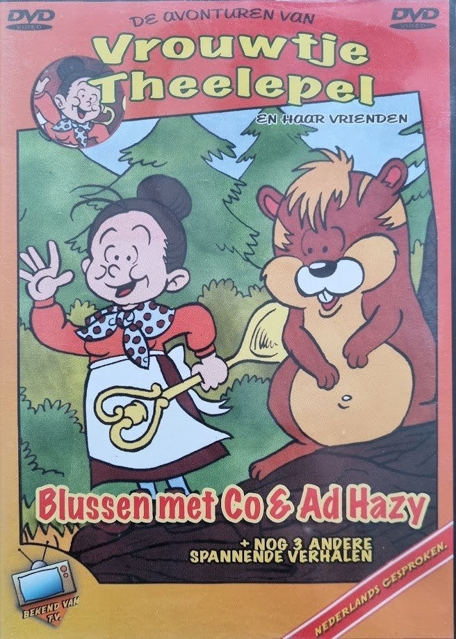 DVD Vrouwtje Theelepel - Blussen met Co & Ad Hazy, Avontuur, Alle leeftijden, Tv-serie, Zo goed als nieuw