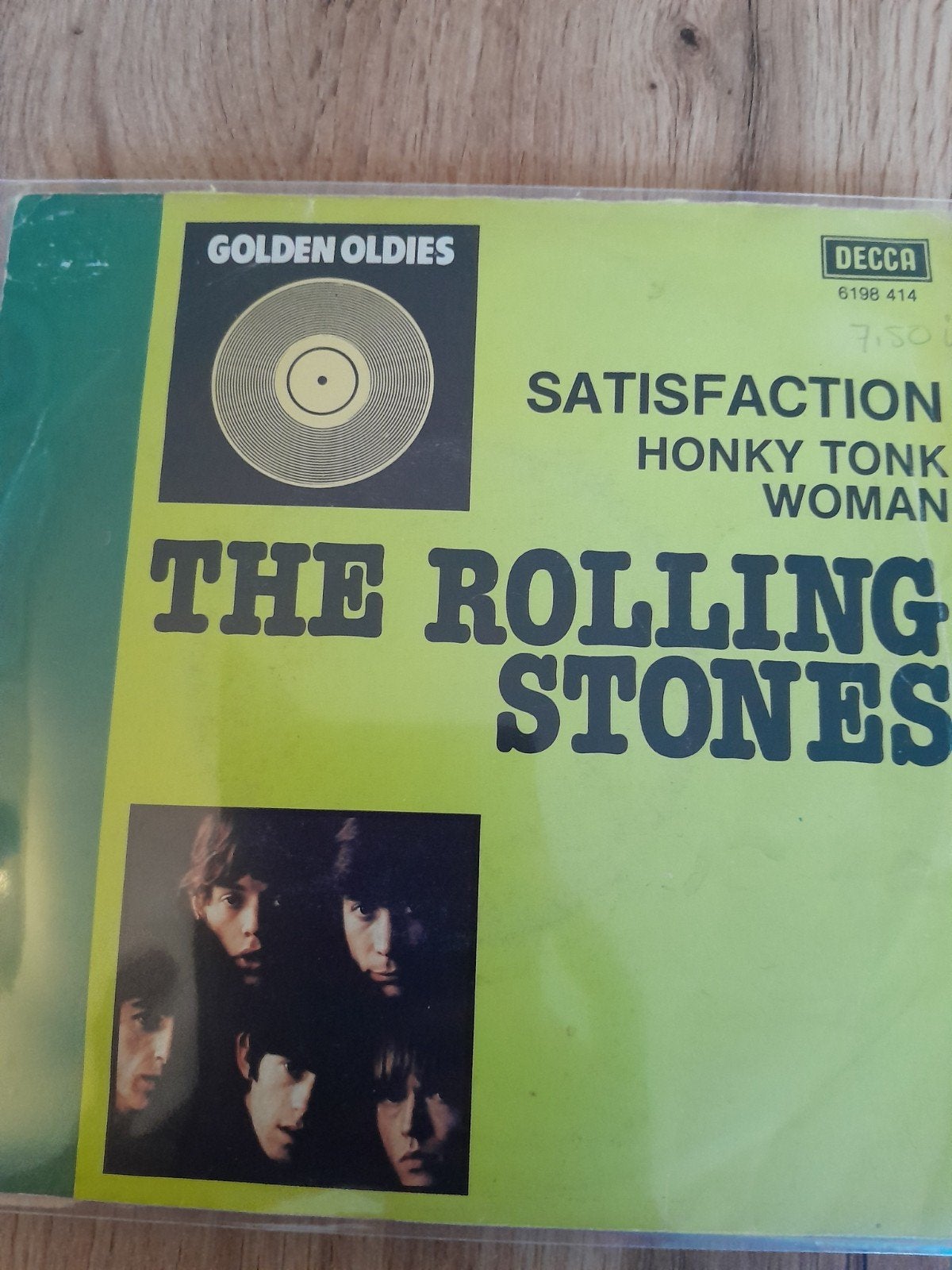 the rolling stones 7inch satisfaction, Cd's en Dvd's, Vinyl Singles, Ophalen of Verzenden, Zo goed als nieuw, Pop