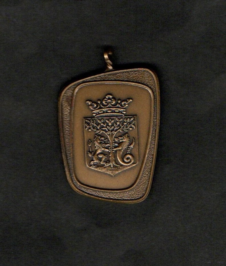 Medaille Terschelling Brandaris Wandeltocht Stadswapen., Ophalen of Verzenden, Zo goed als nieuw