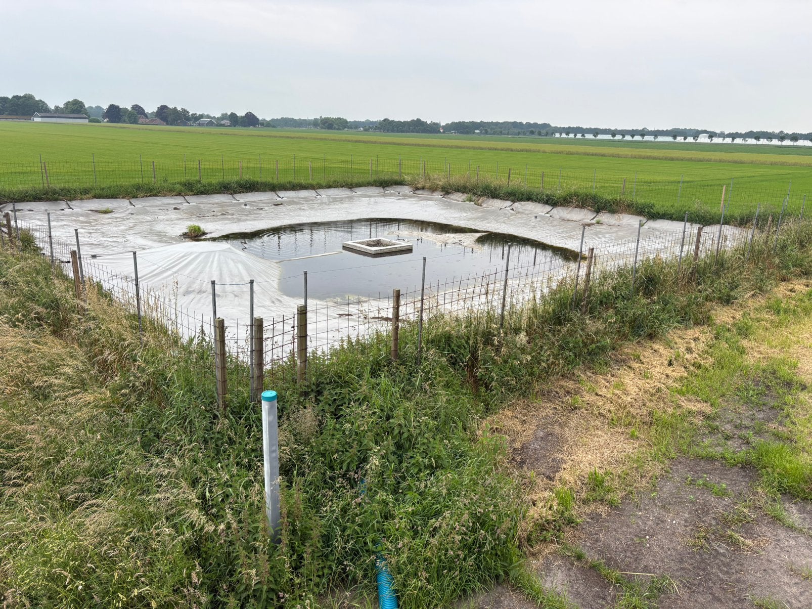 Mestopslag, wateropslag, 150 liter of meer, Ophalen
