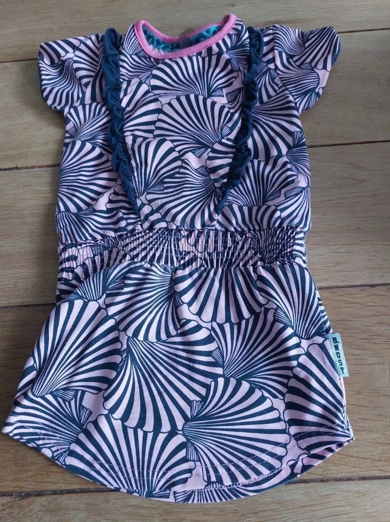 B.Nosy Jurk Jurkje Zomerjurk Roze Blauw maat 98 92, B.Nosy, Meisje, Ophalen of Verzenden, Zo goed als nieuw