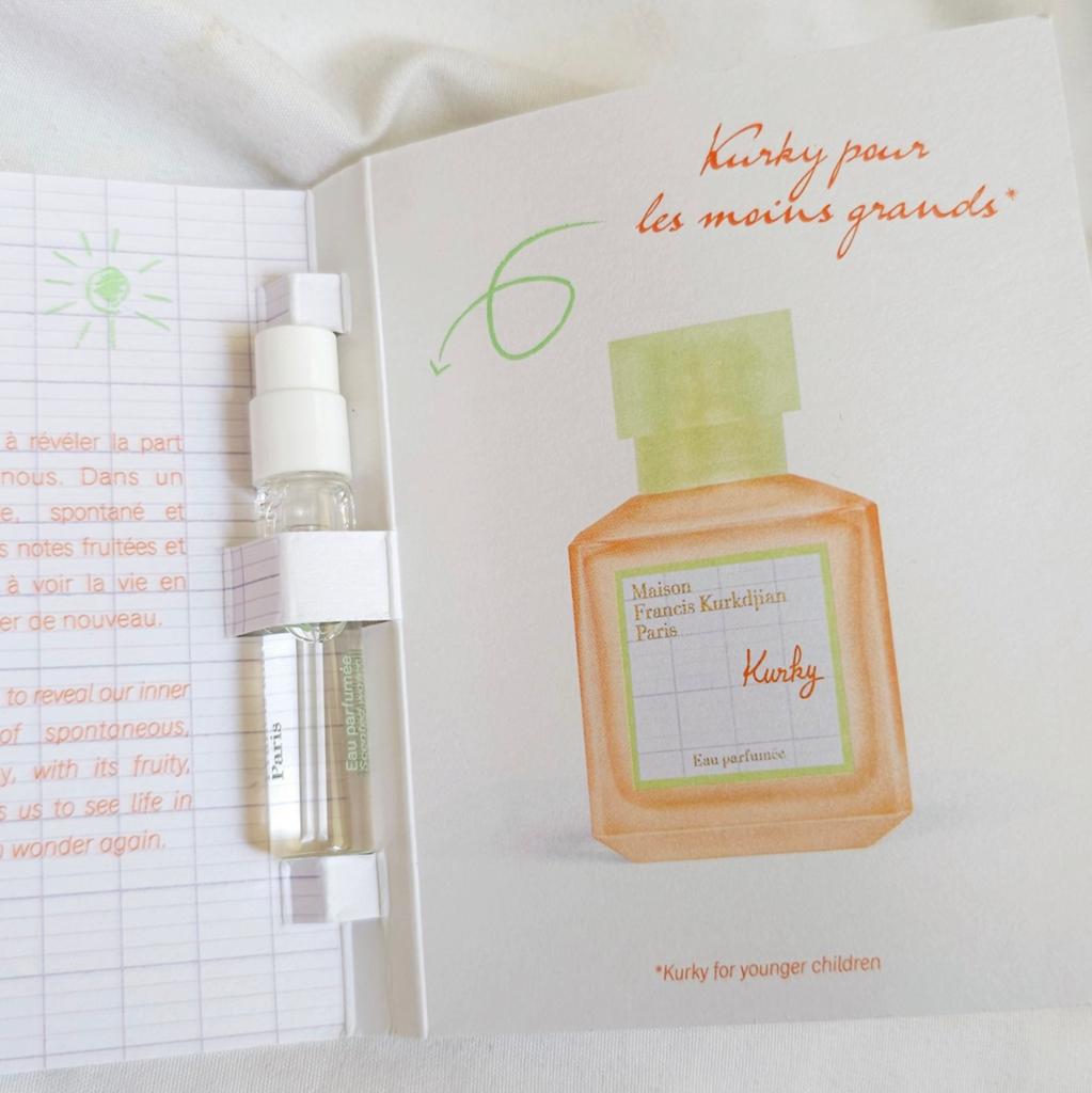 NU €7,50 ‼️ Maison Francis Kurkdjian Kurky eau parfumee, Ophalen of Verzenden, Nieuw
