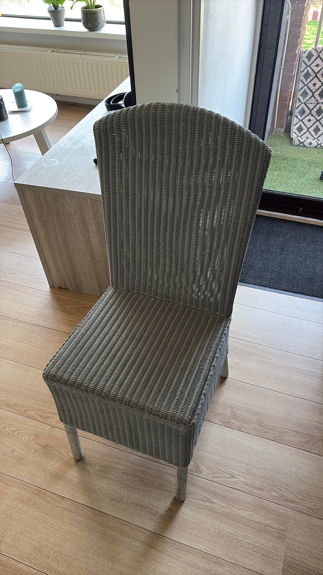 Eetkamer stoelen 6 stuks, Ophalen, Zo goed als nieuw, Rotan
