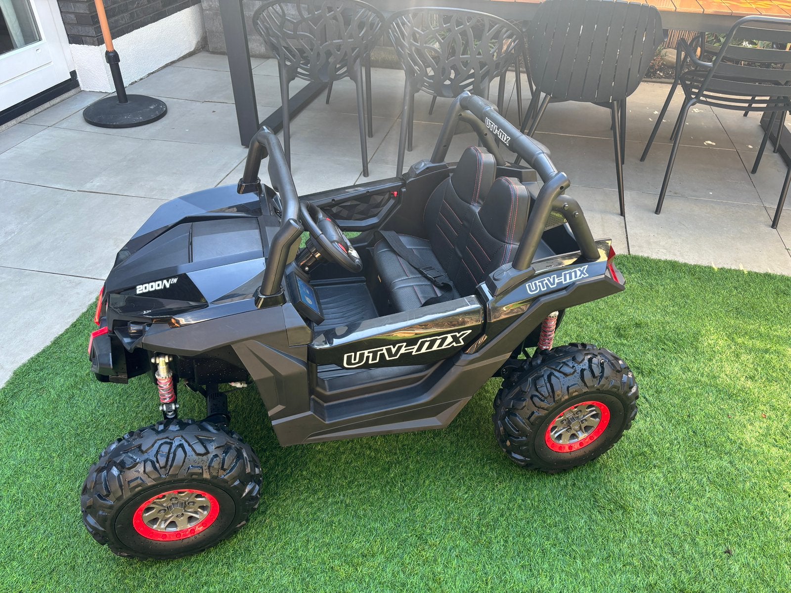 UTV-MX 24V Kinderauto 4x4 (Inclusief NIEUWE Accu!), Ophalen, Zo goed als nieuw, Overige merken