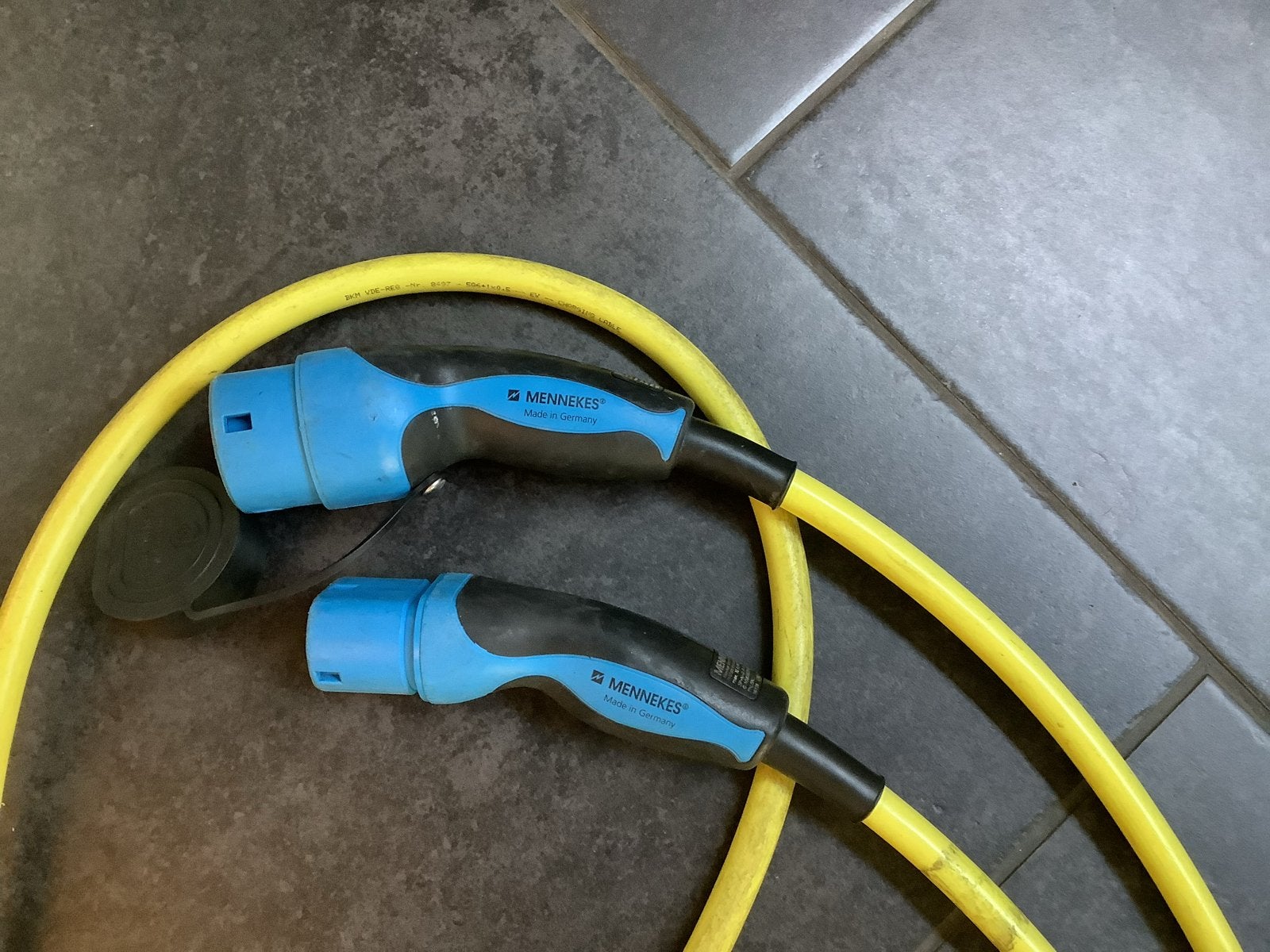 Mennekes Oplaadkabel 4m en 7,5m voor Elektrische Auto, Ophalen, Gebruikt