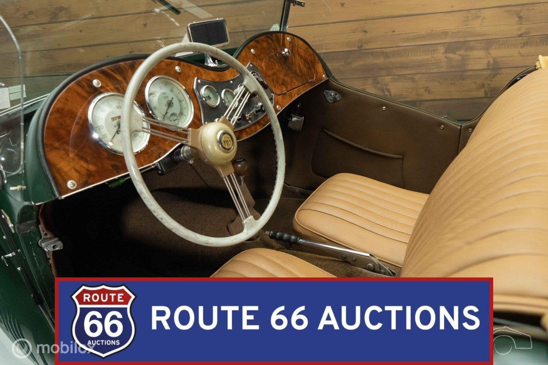 MG TD | 1953 | Route 66 Auctions, Auto's, Overige carrosserieën, Zwart, Bedrijf, Handgeschakeld
